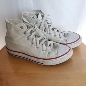 white converse trainers size 3